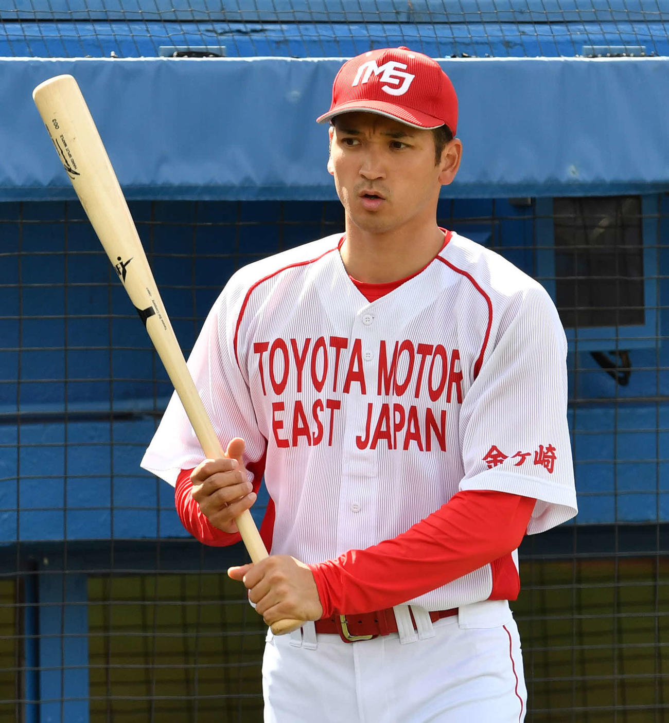 トヨタ自動車東日本硬式野球部の新監督に就任した大谷龍太氏（2019年3月11日撮影）