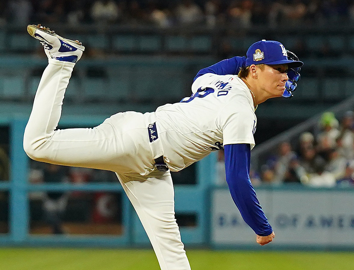 ドジャース山本由伸（24年10月撮影）