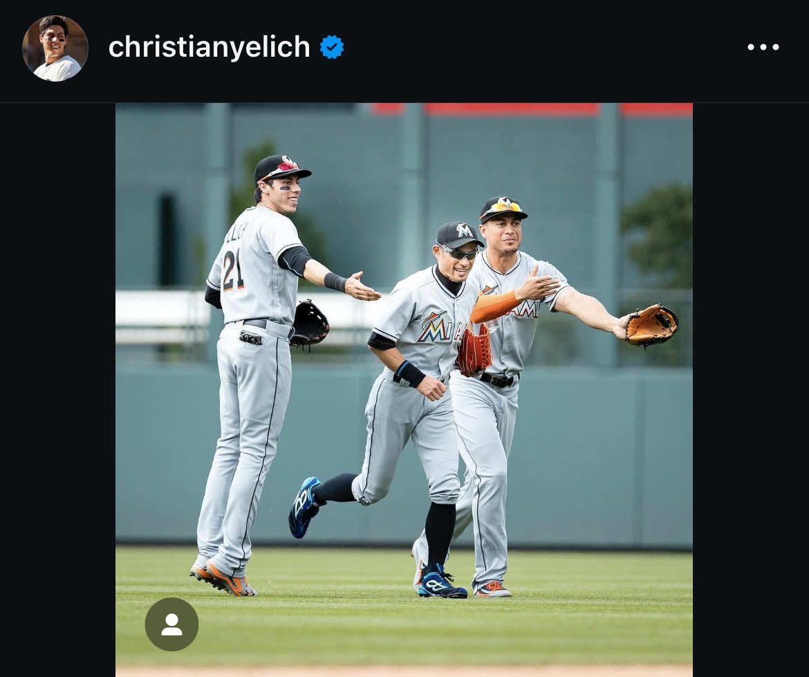 イエリッチのインスタグラムから