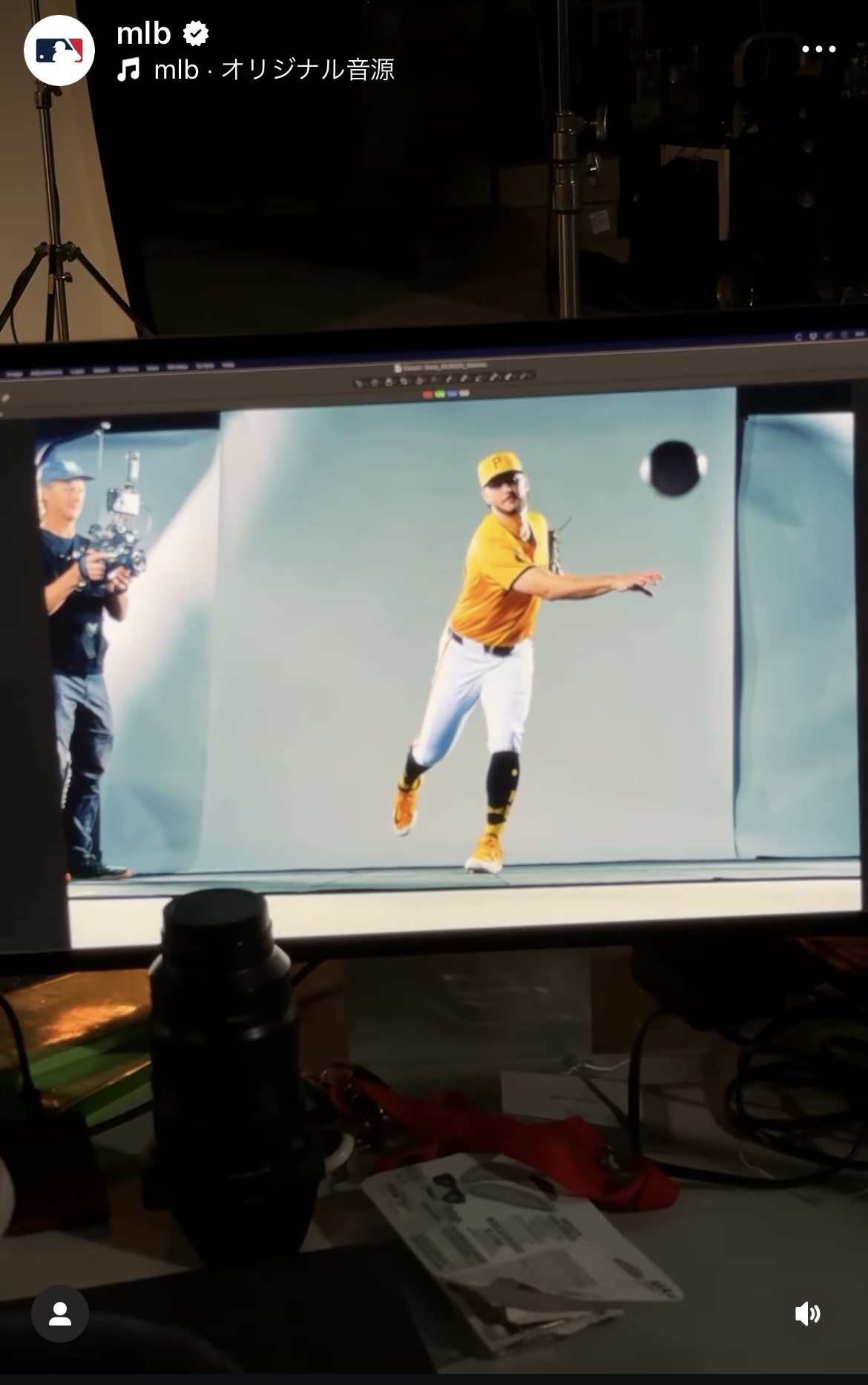 MLBのインスタグラムから