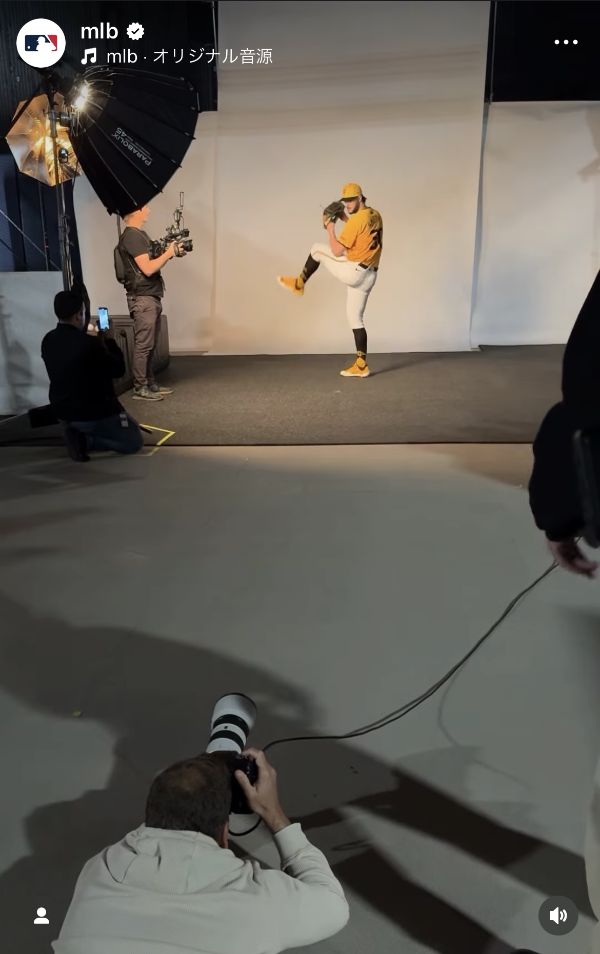 MLBのインスタグラムから