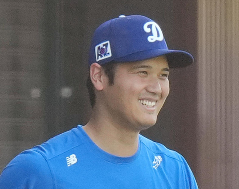 ドジャース大谷翔平（2025年2月3日撮影）