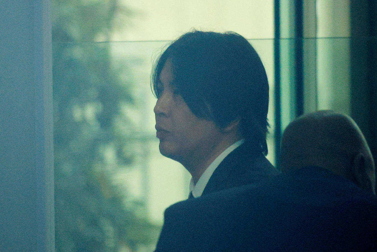 禁錮4年9カ月判決を受けた水原一平被告（ロイター）