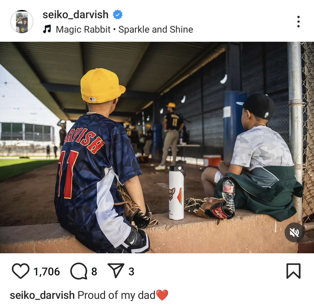 ダルビッシュ聖子のインスタグラムから