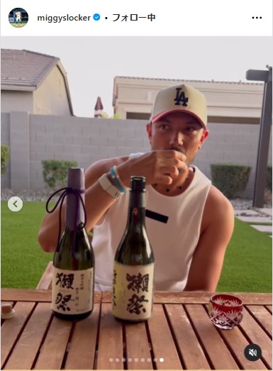 ドジャースのミゲル・ロハスのインスタグラムから