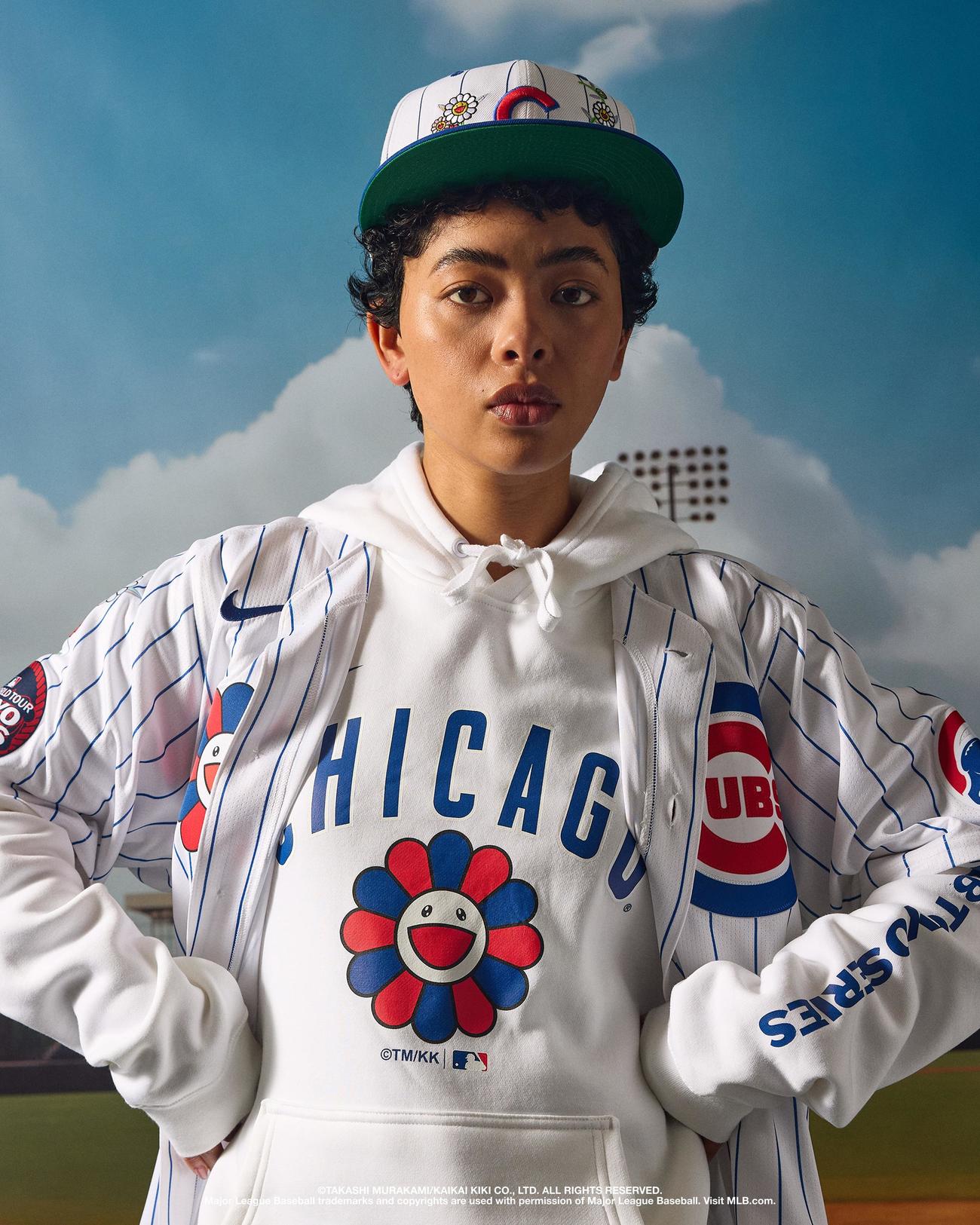 MLBと村上隆がコラボレーションしたカブスのグッズTM／（C）2025 MLB