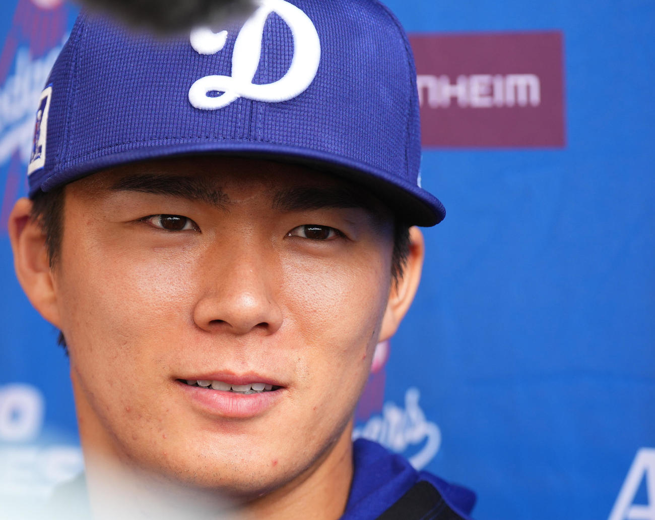 ドジャース山本由伸（2025年2月撮影）