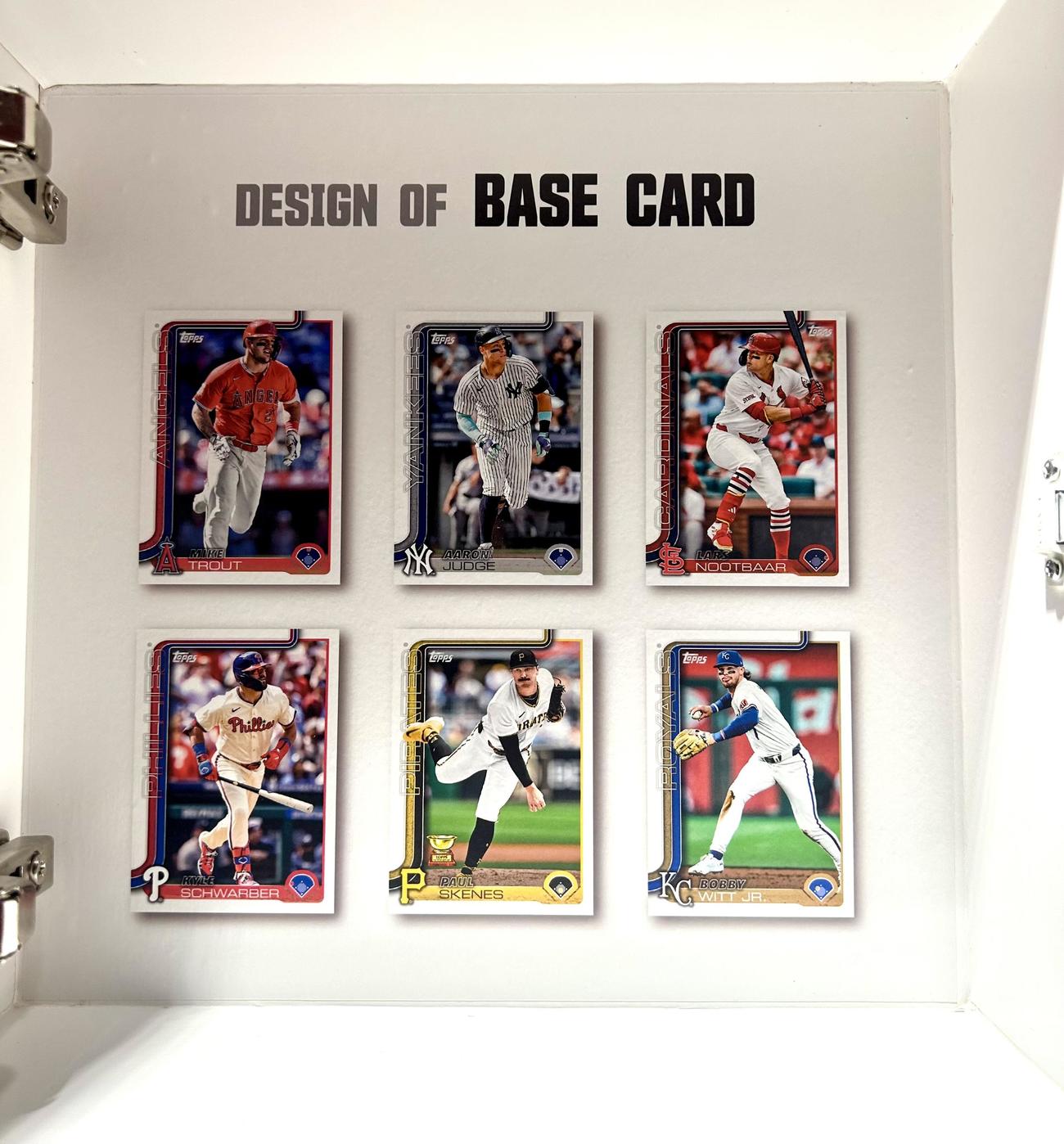 「Topps Tokyo Series：Collector Experience」ではメジャーリーガーのトレーディングカードが展示される（撮影・黒須亮）