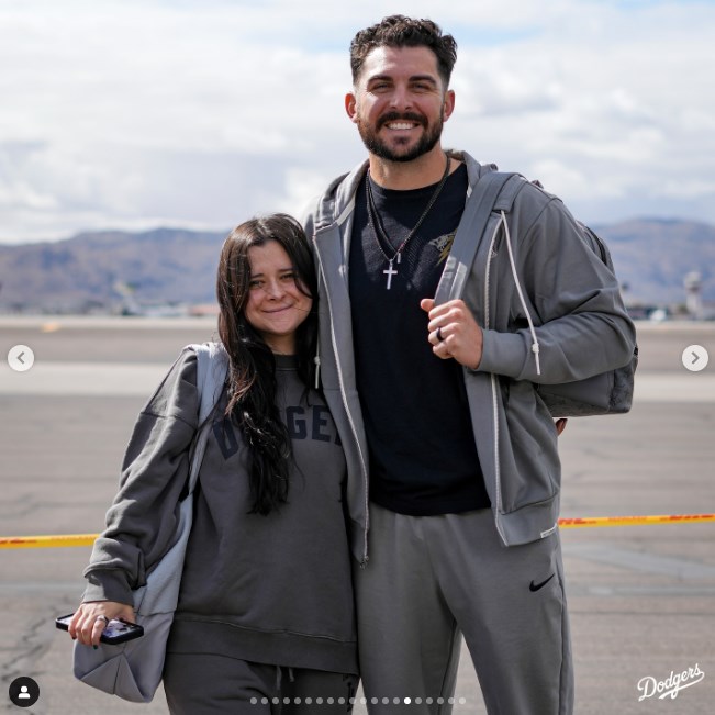 ドジャースの公式インスタグラムから