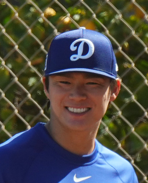ドジャース山本由伸（2025年3月11日撮影）