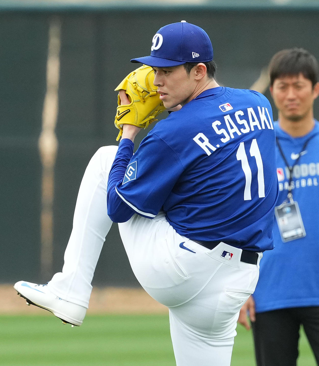 ドジャース佐々木朗希投手（25年2月撮影）