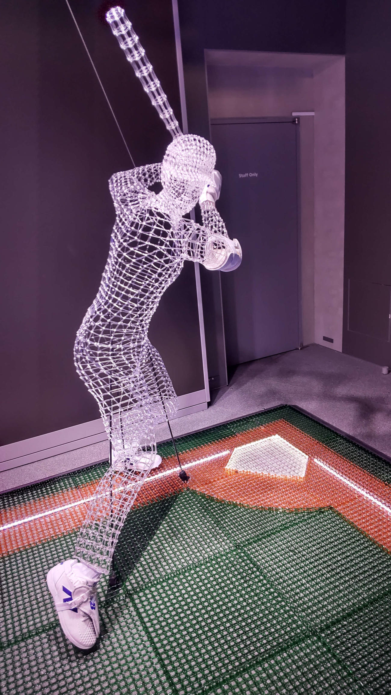 ドジャース大谷の実物大3Dマネキン