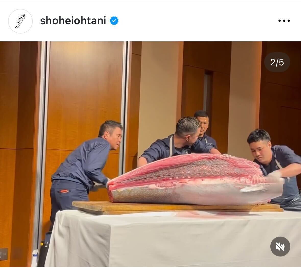 大谷翔平のインスタグラムから