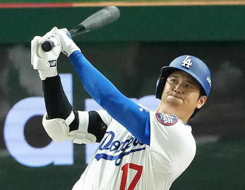 ドジャース開幕戦スタメン発表、大谷翔平「1番DH」で先発 - MLB