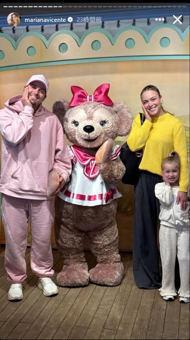 キケ・ヘルナンデスの妻マリアナ夫人のインスタグラムから