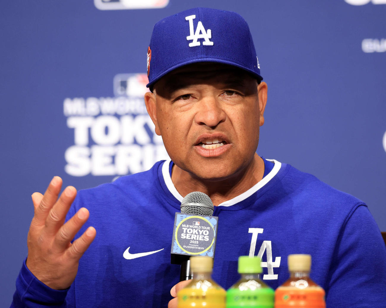 ドジャースのデーブ・ロバーツ監督（2025年3月14日撮影）