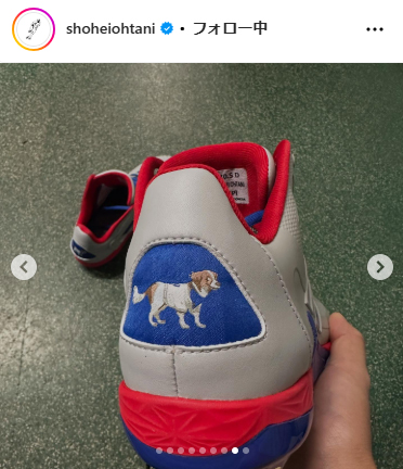 大谷翔平のインスタグラムから