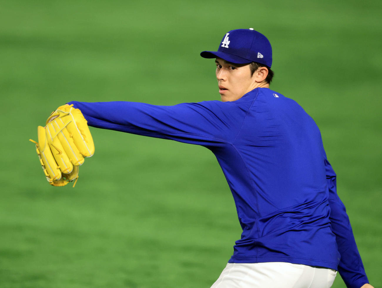 ドジャース佐々木朗希（2025年3月14日撮影）