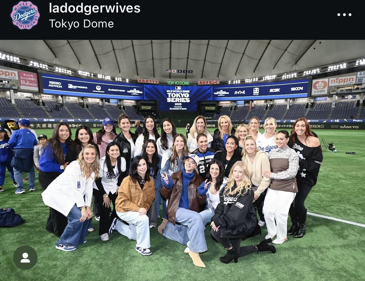 ドジャース奥様会のインスタグラムから