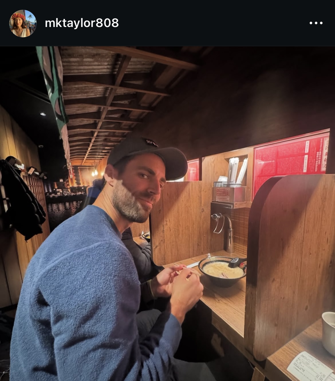 テーラーの妻メアリー夫人のインスタグラムから