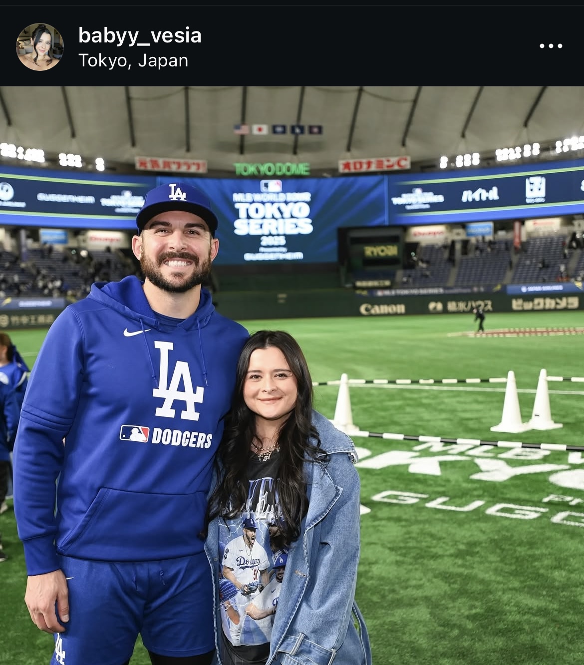 ベシアの妻ケイラ夫人のインスタグラムから
