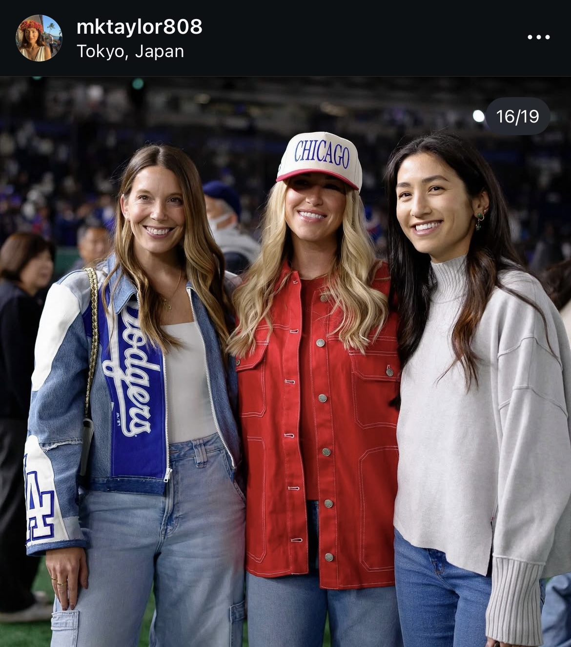 テーラーの妻メアリー夫人のインスタグラムから