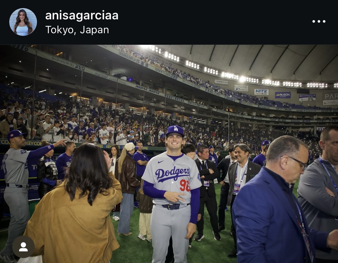 ナックの婚約者アニサさんのインスタグラムから