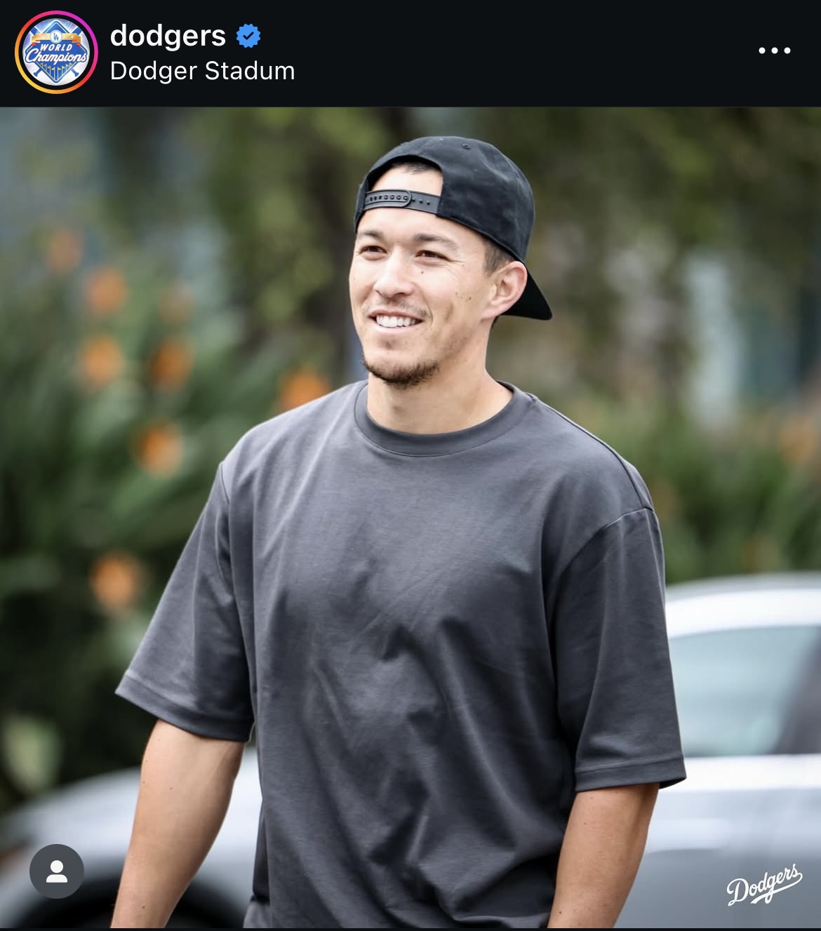 ドジャース公式インスタグラムから