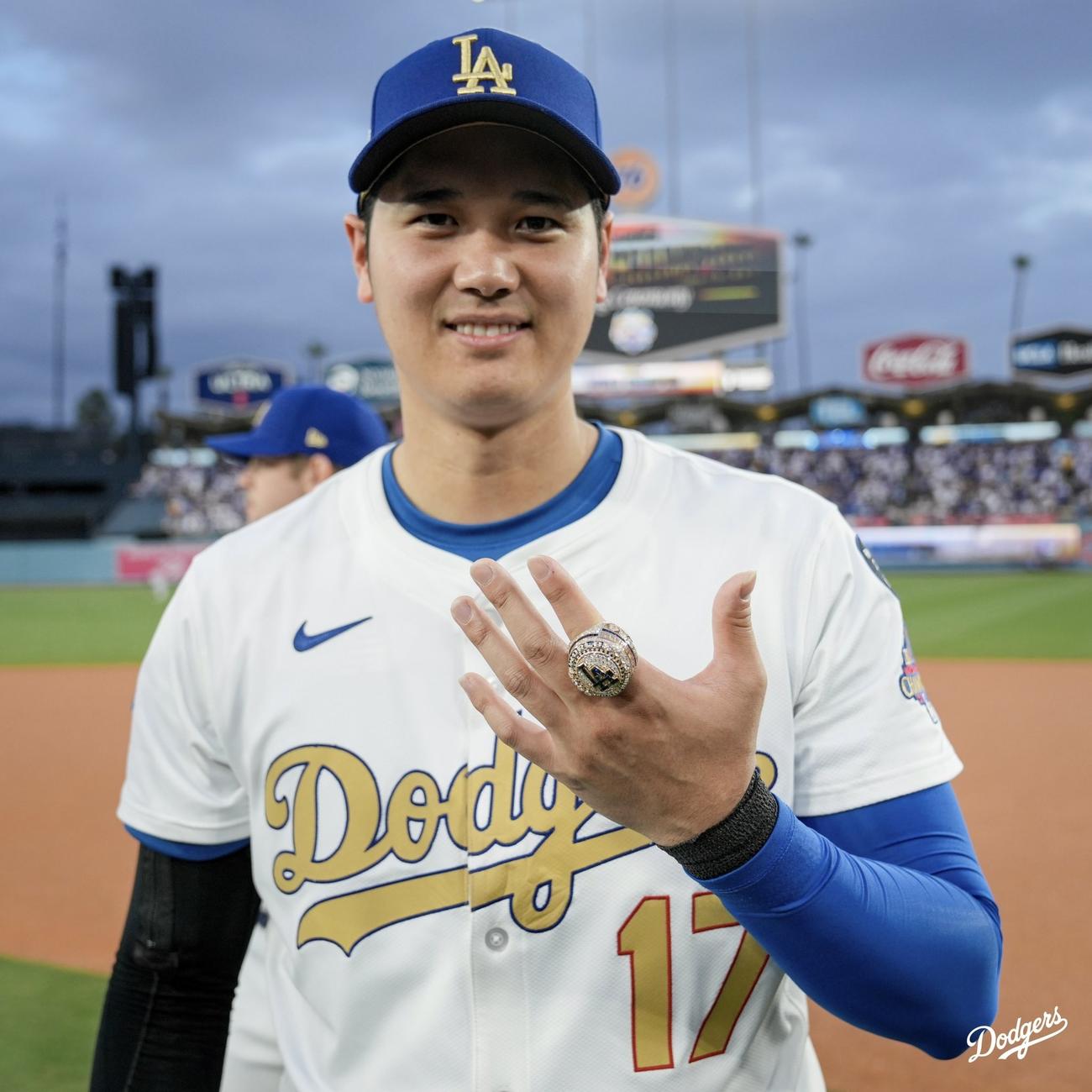 ドジャースのXから