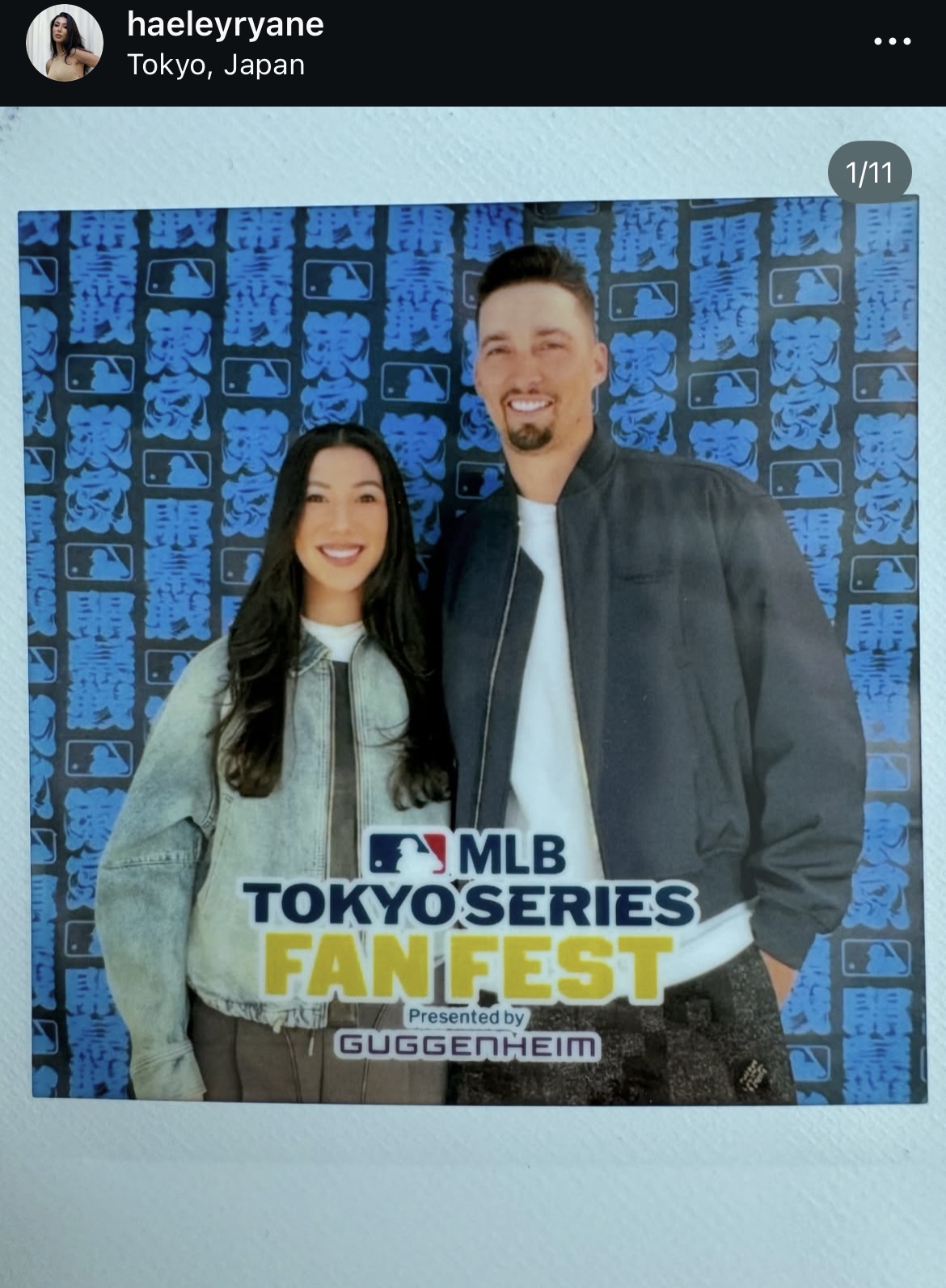 スネルの妻ヘイリー夫人のインスタグラムから