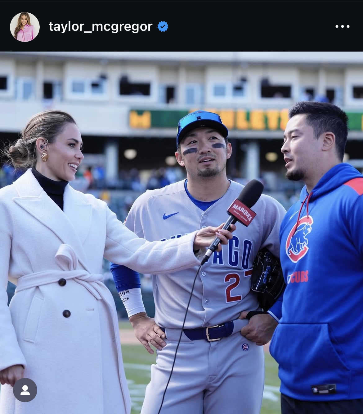 テイラー・マカレガーさんのインスタグラムから