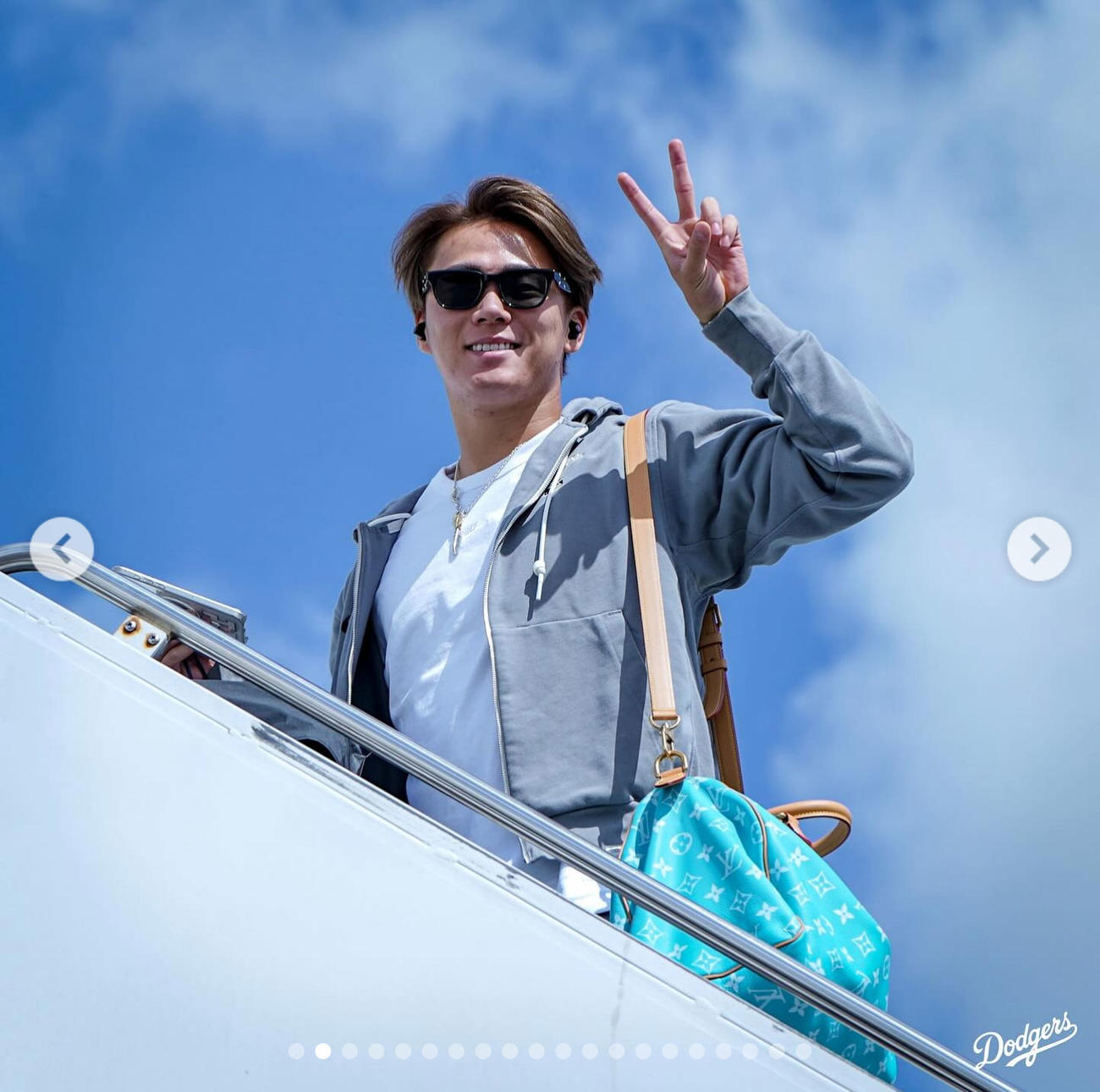 ドジャース公式インスタグラムから