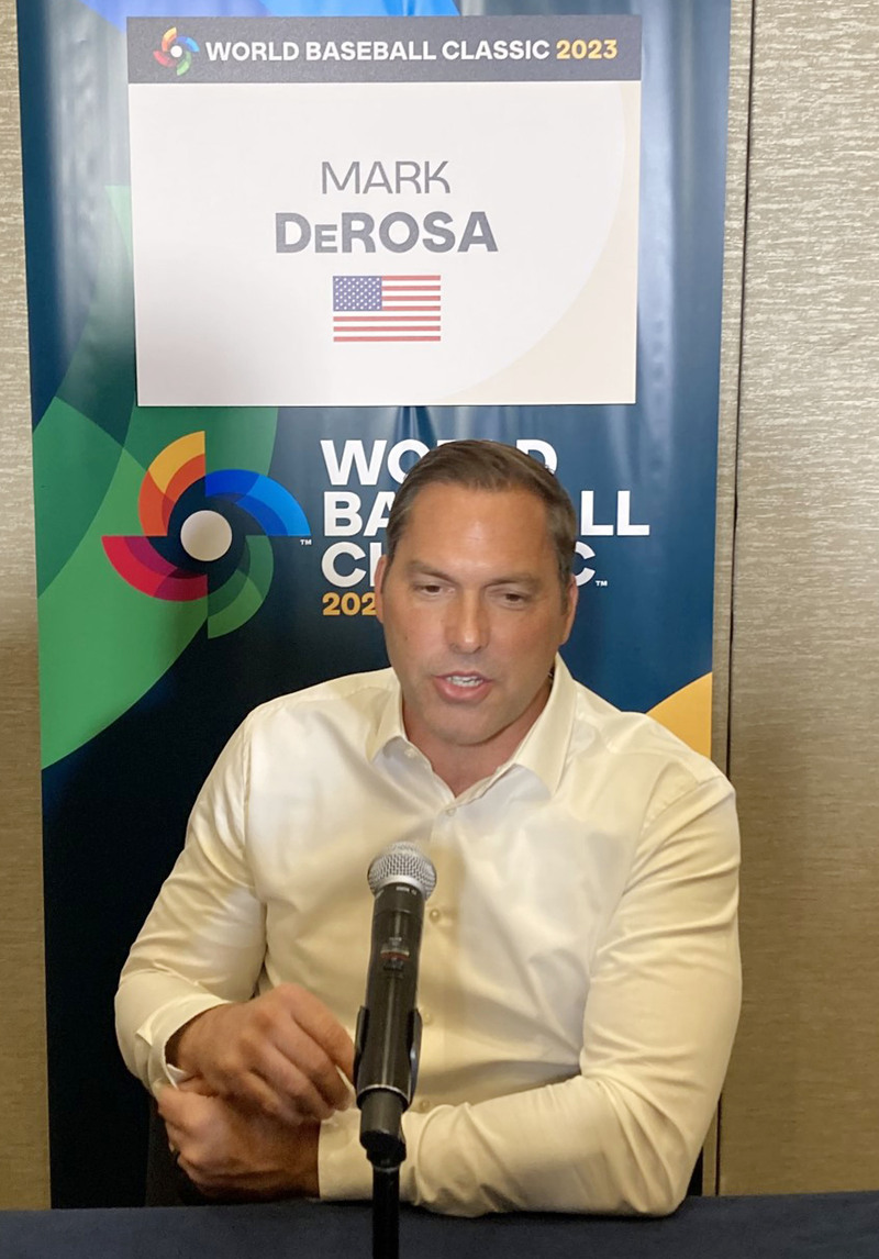 WBC米国代表監督に決まったマーク・デローサ氏（22年12月撮影）