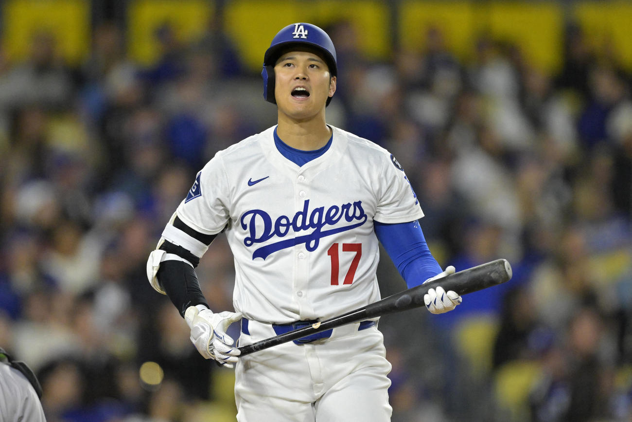 ドジャース大谷翔平はロッキーズ戦の第3打席は三振（ロイター）