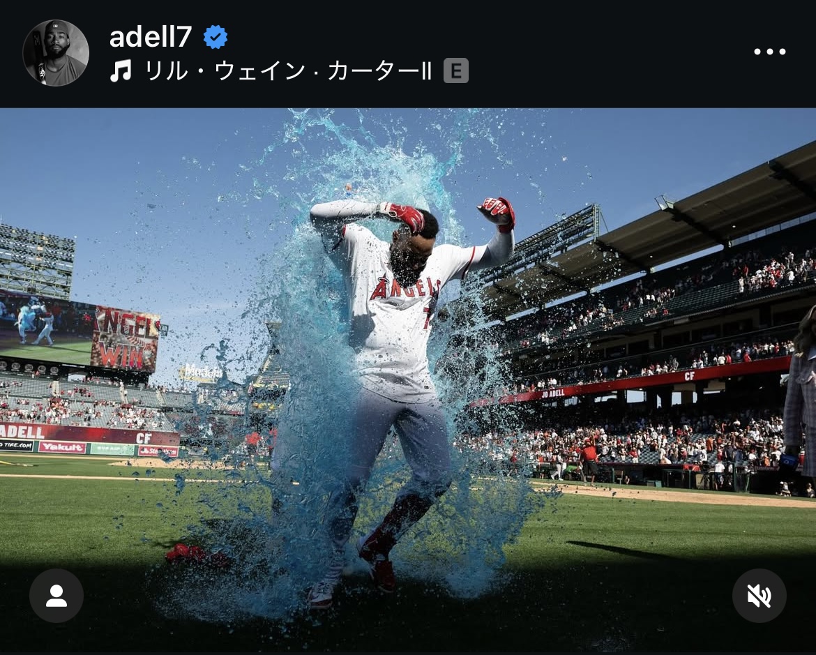 アデルのインスタグラムから
