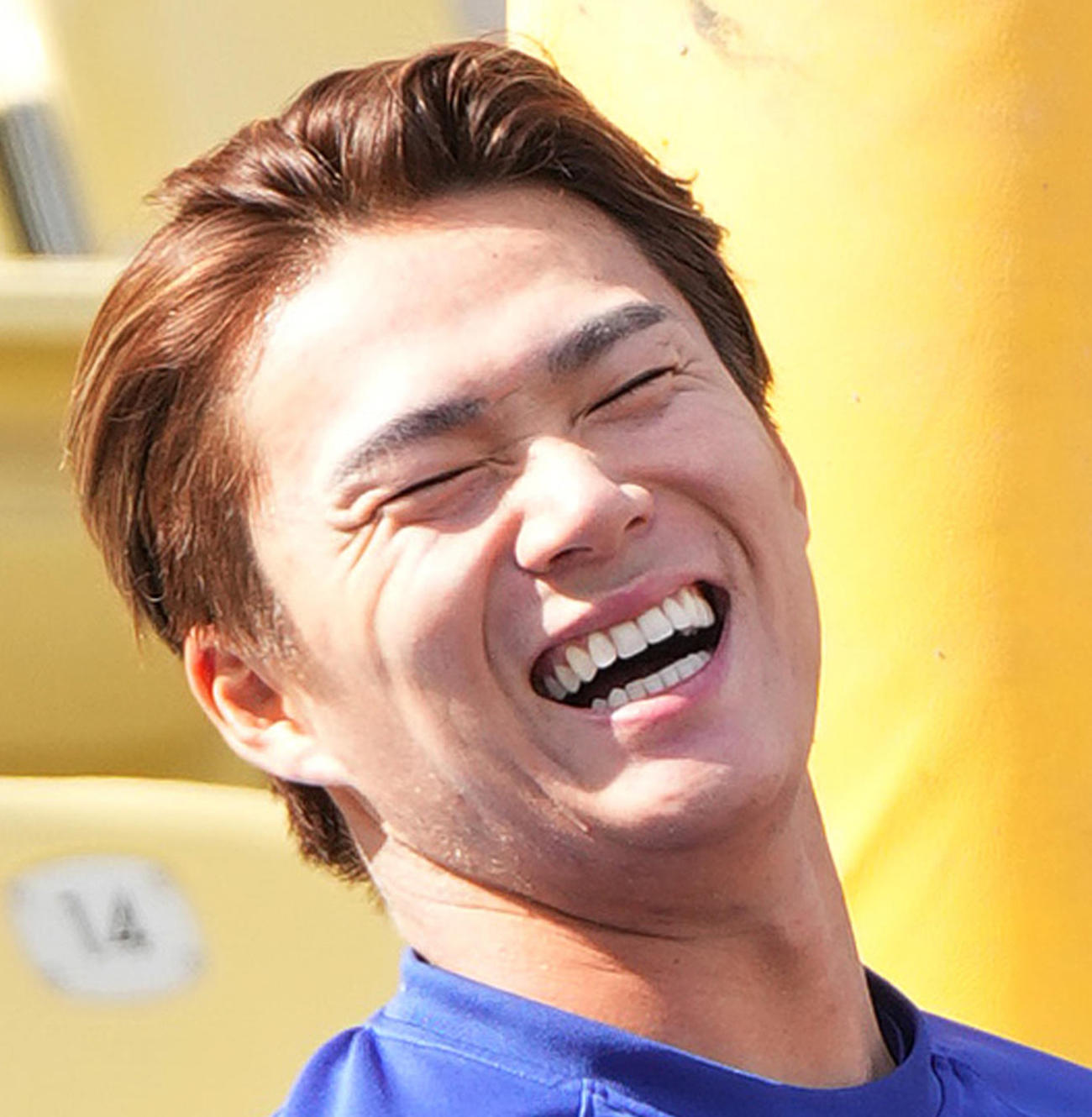 ドジャース山本由伸（2025年4月14日撮影）