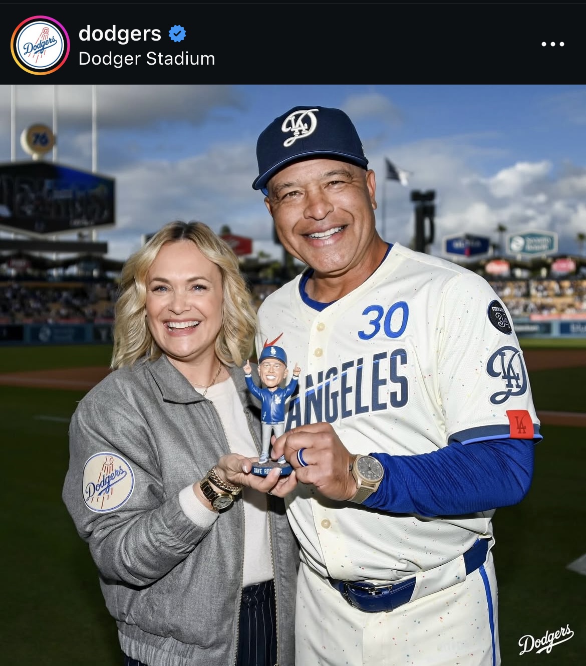ドジャース公式インスタグラムから