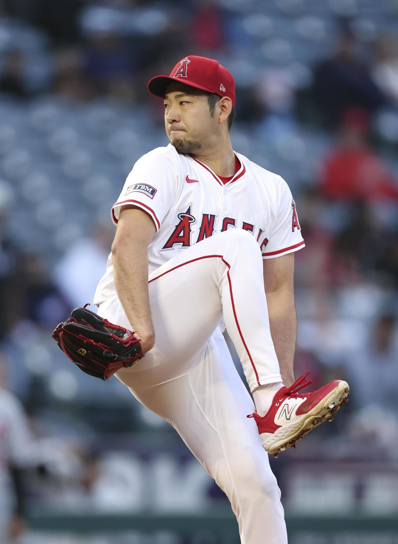 タイガース戦に先発したエンゼルス菊池（共同）