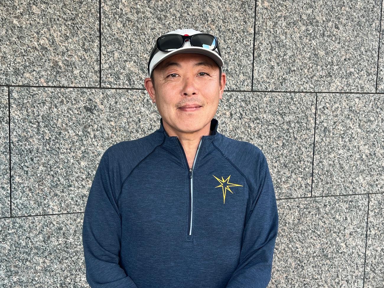 レイズ国際スカウトの内堀立城氏（25年3月撮影）