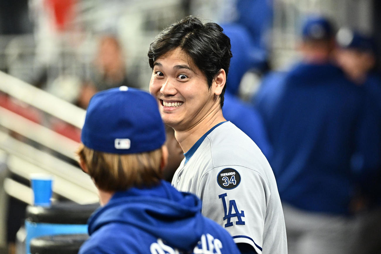 大谷翔平と山本由伸（5月3日撮影）