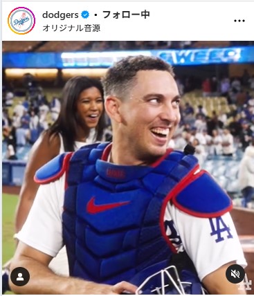 ドジャース公式インスタグラムから