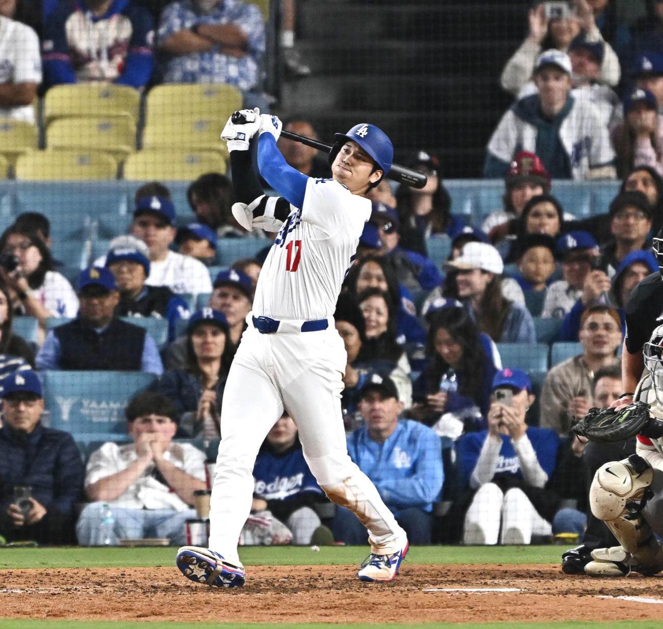 大谷翔平3試合ぶり17号 4月末から7カード連続の本塁打、5月10発目