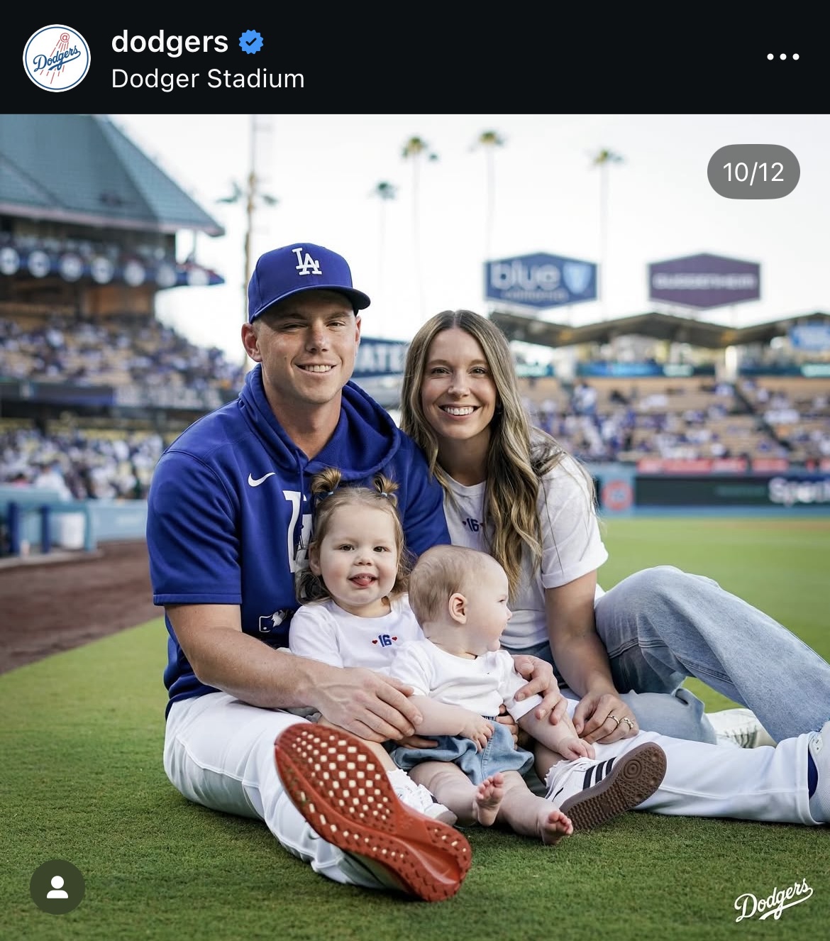 ドジャース公式インスタグラムから