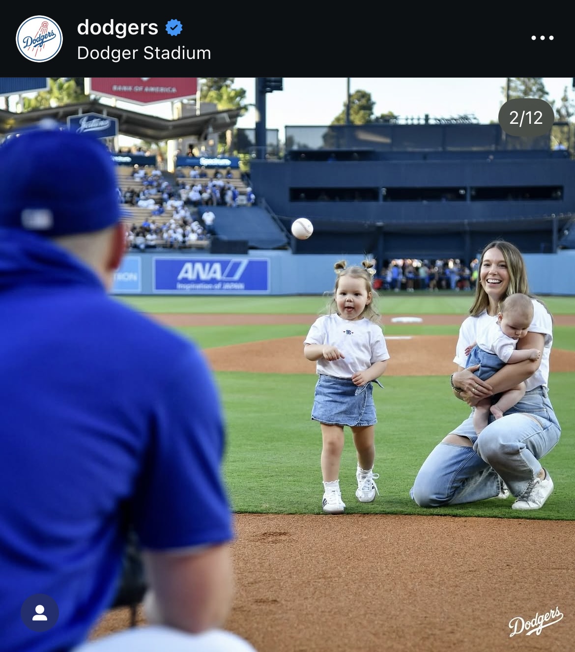 ドジャース公式インスタグラムから