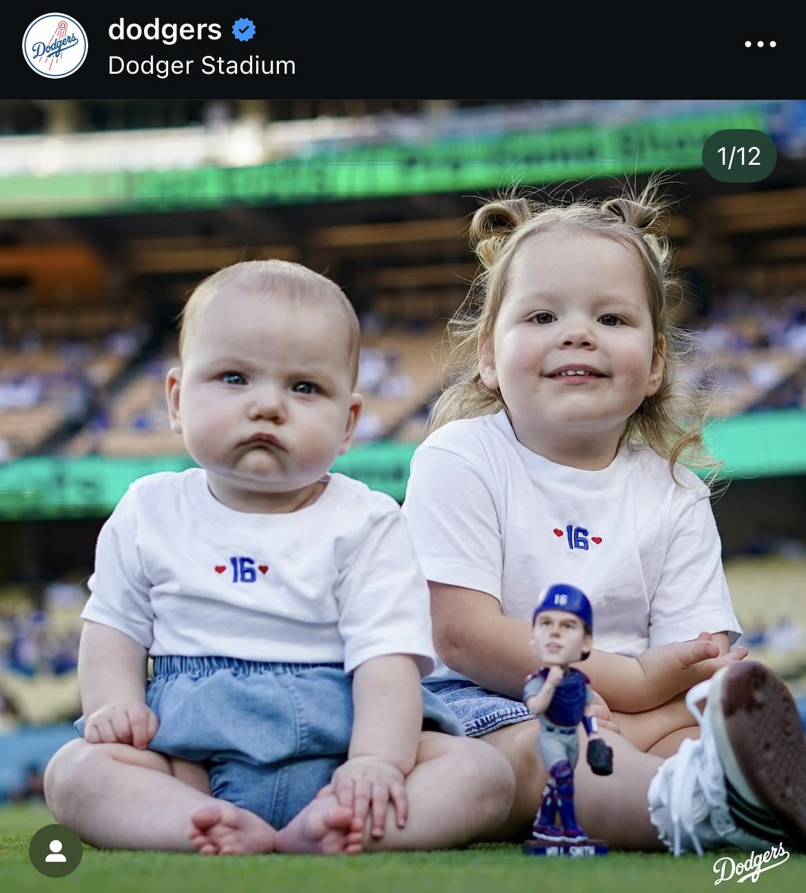 ドジャース公式インスタグラムから