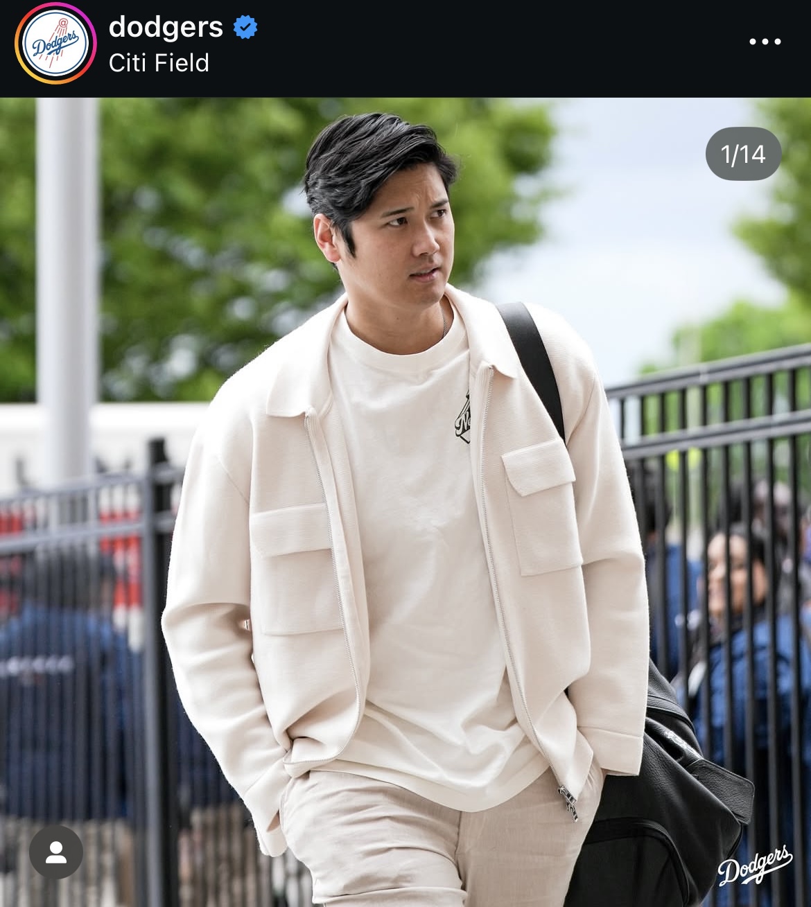 ドジャース公式インスタグラムから