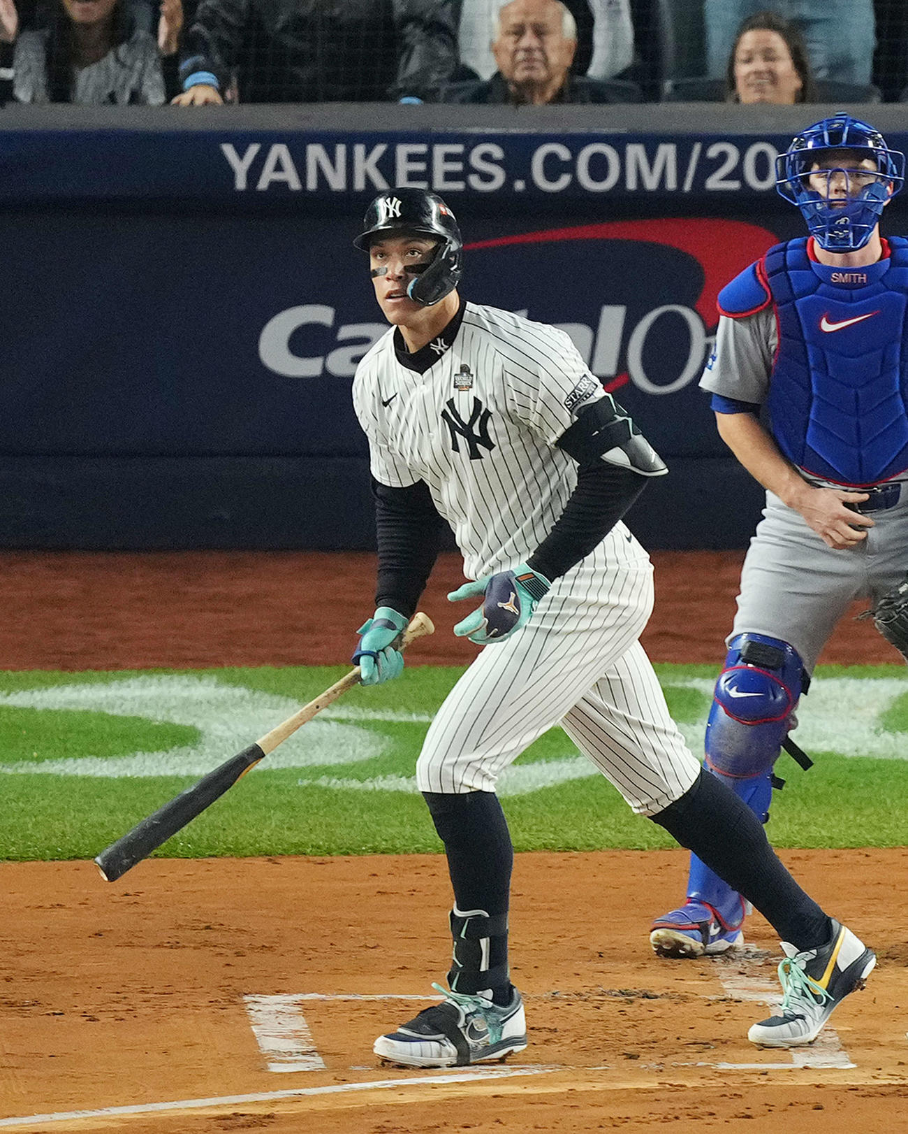 MLB公式サイトで大谷翔平とともに特集されたアーロン・ジャッジ＝24年10月