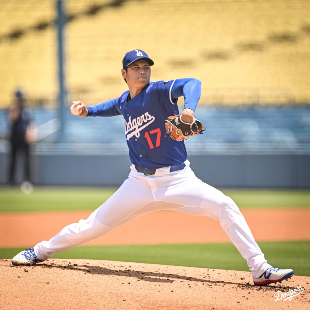 ドジャースの公式Xから