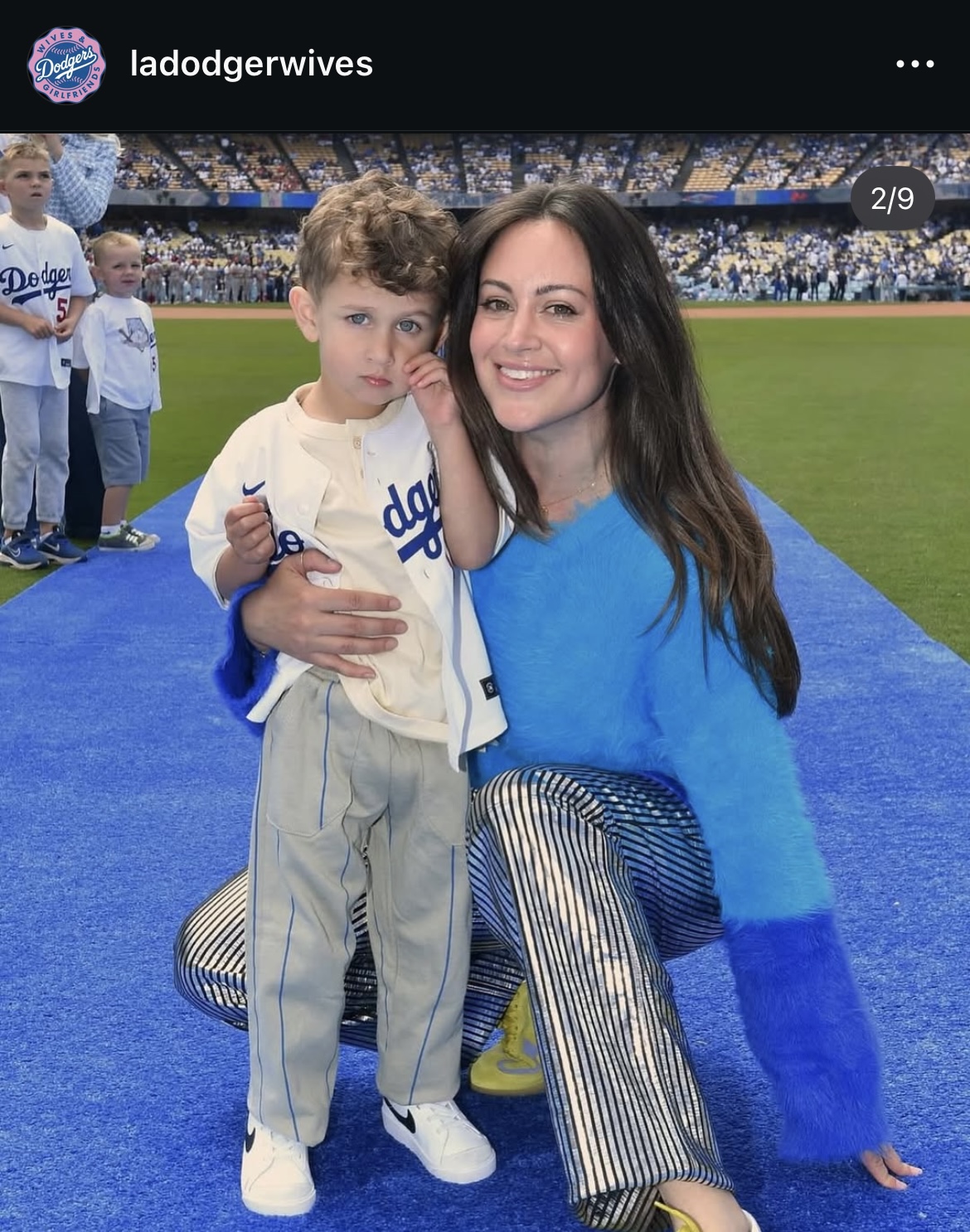 ドジャース夫人会のインスタグラムから