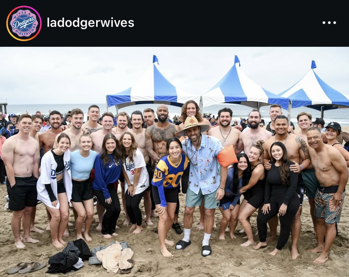 ドジャース夫人会のインスタグラムから